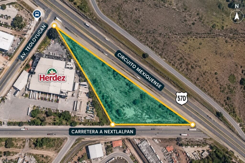 Terreno Industrial en Venta en Carretera Cuautitlán–Zumpango, Teoloyucan
